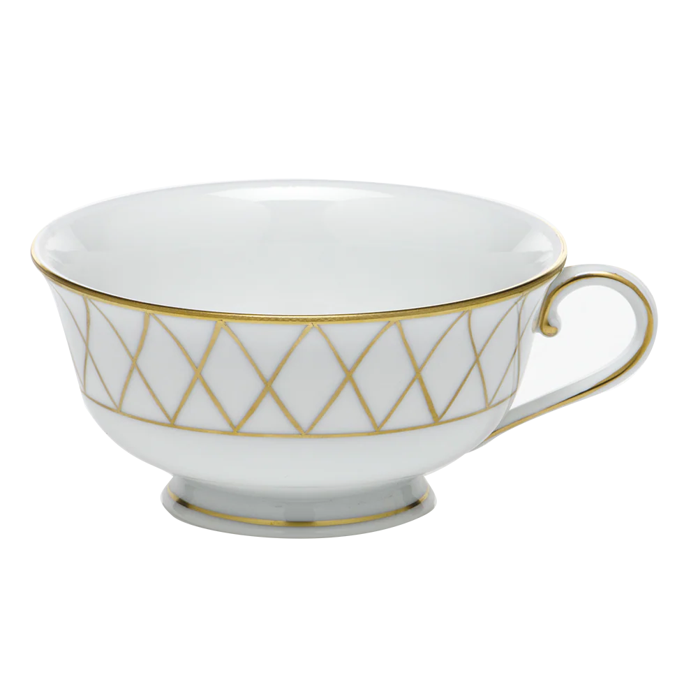 Golden Trellis Tea Cup (8 Oz)