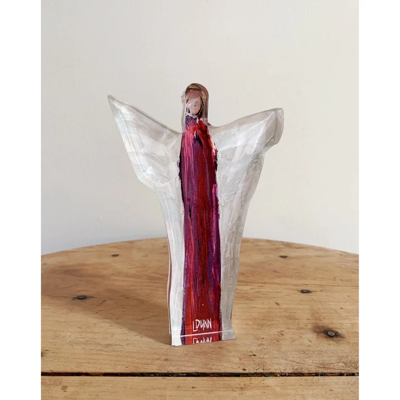Hallelujah Angel - Red Acrylic