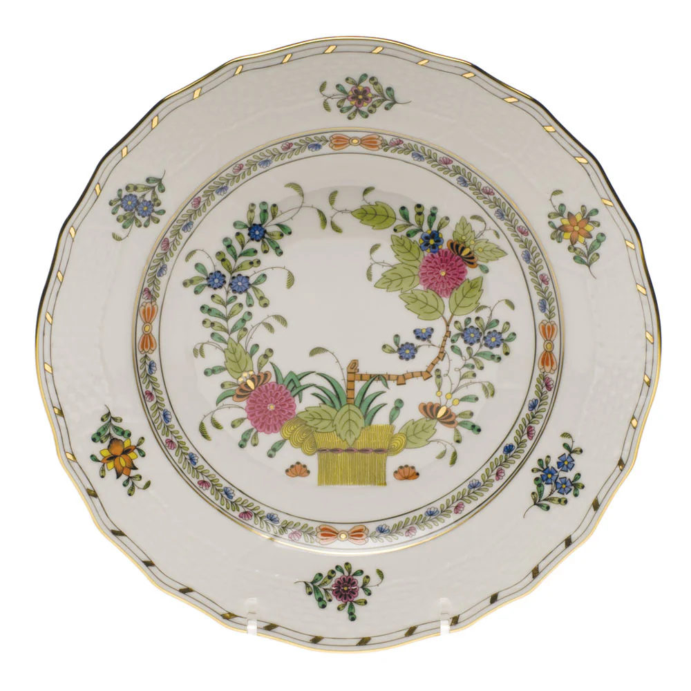 Indian Basket Dessert Plate  8.25"d - Image 2