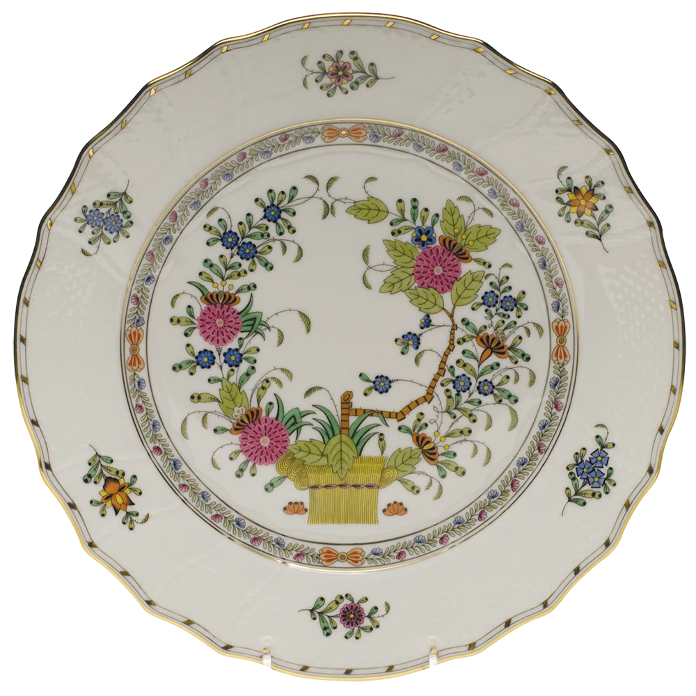 Indian Basket Dinner Plate  10.5"d