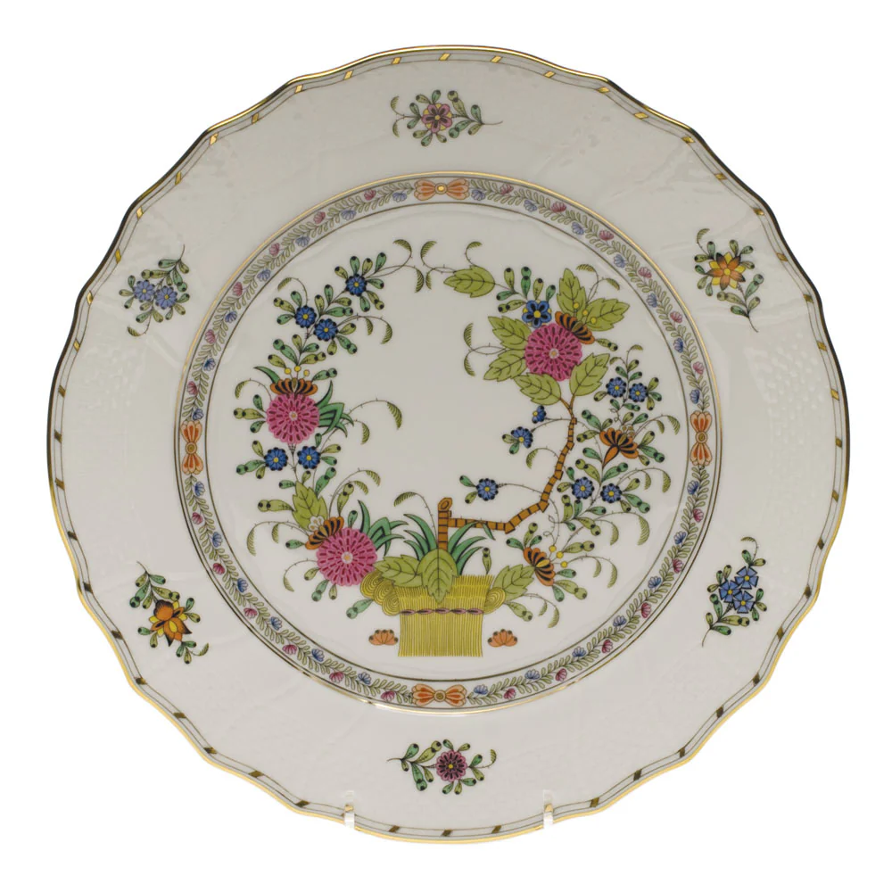 Indian Basket Dinner Plate  10.5"d - Image 2