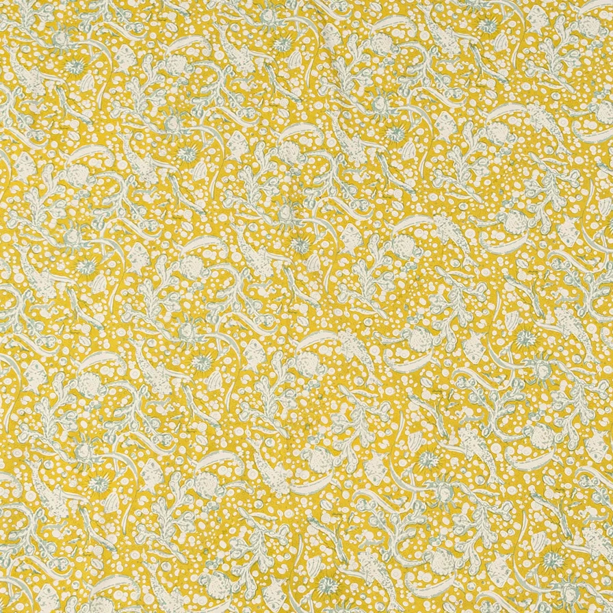 LaMer Aqua and Citrine Tablecloth - Image 4