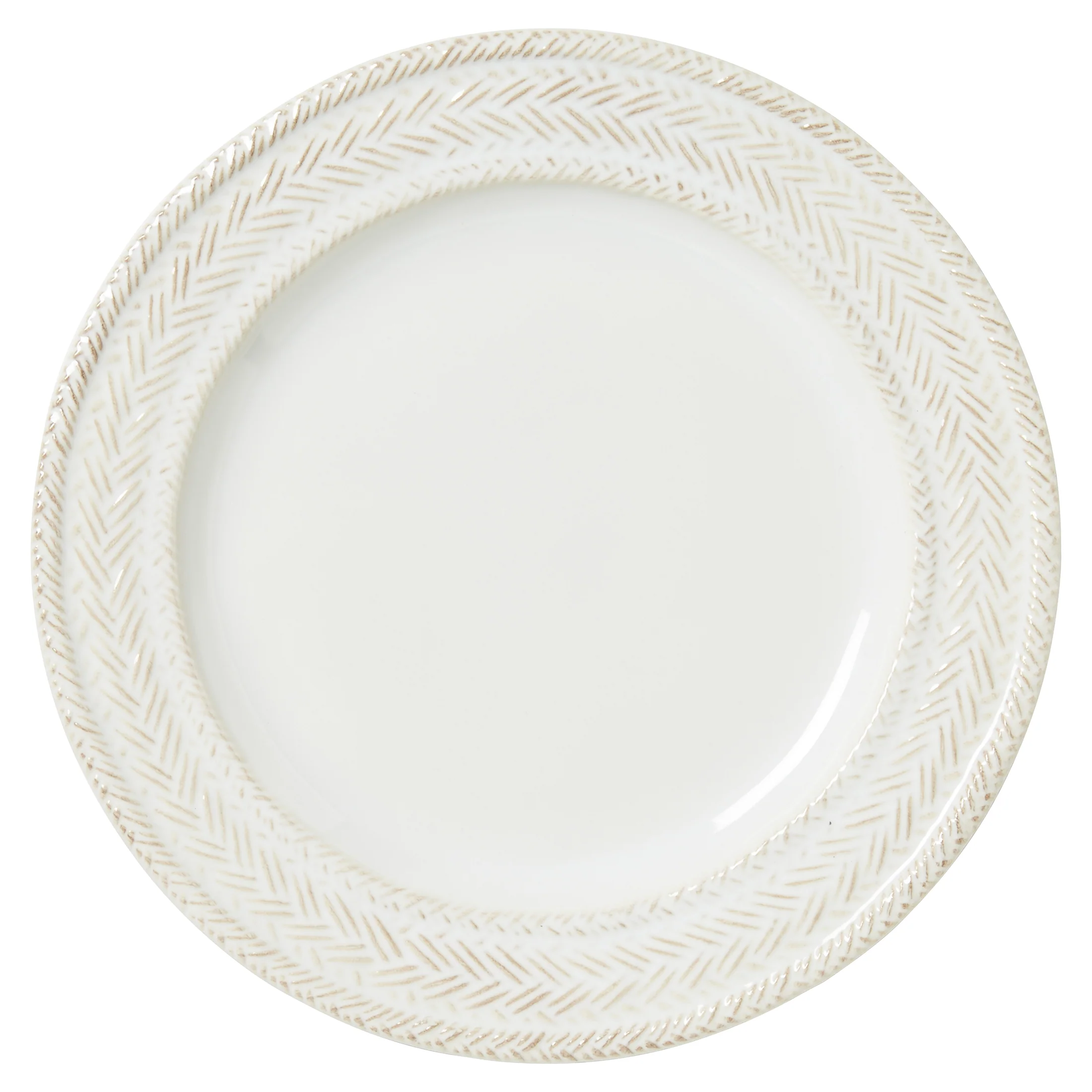Le Panier Whitewash Dessert/Salad Plate