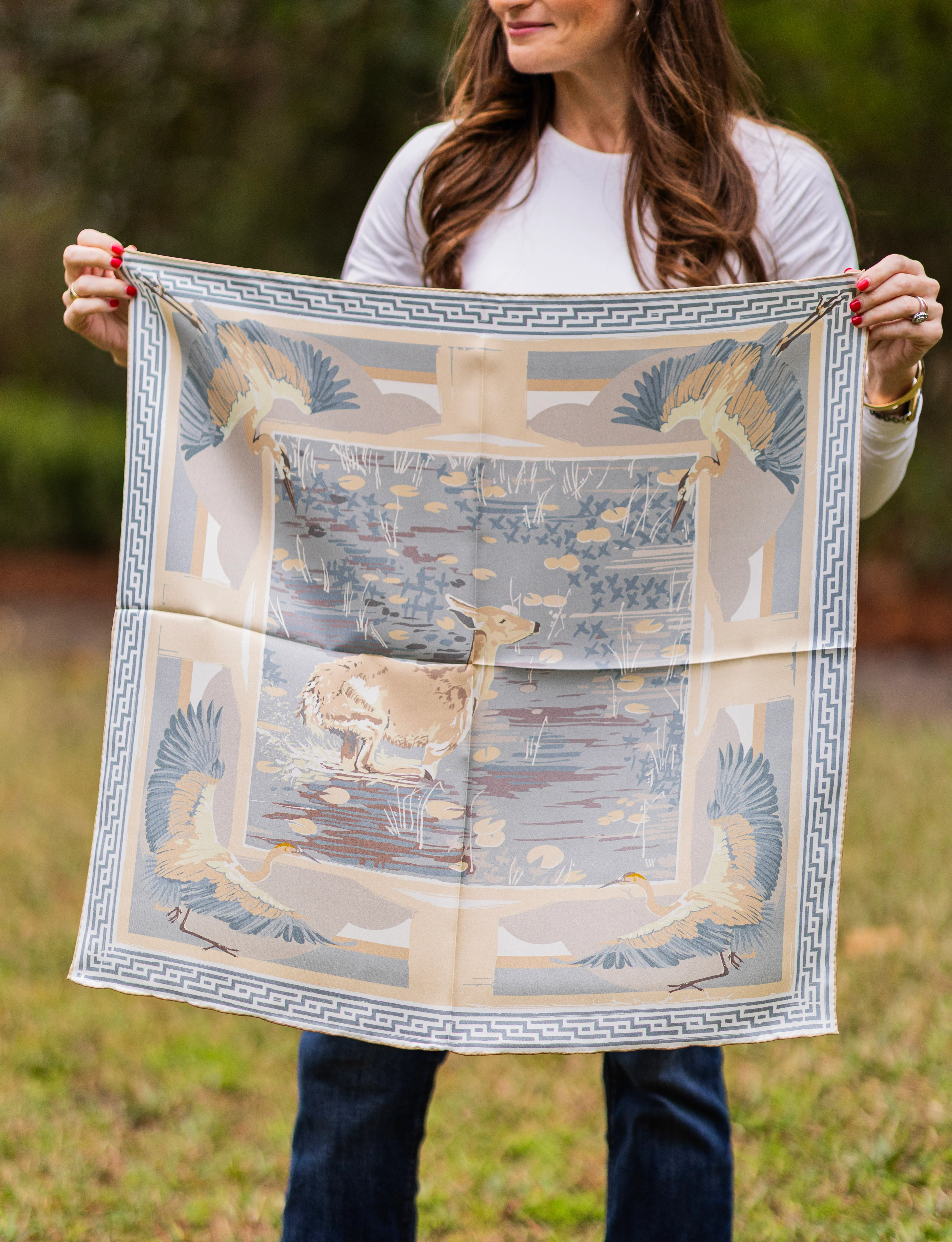 Lily Pad Doe Scarf - Image 4