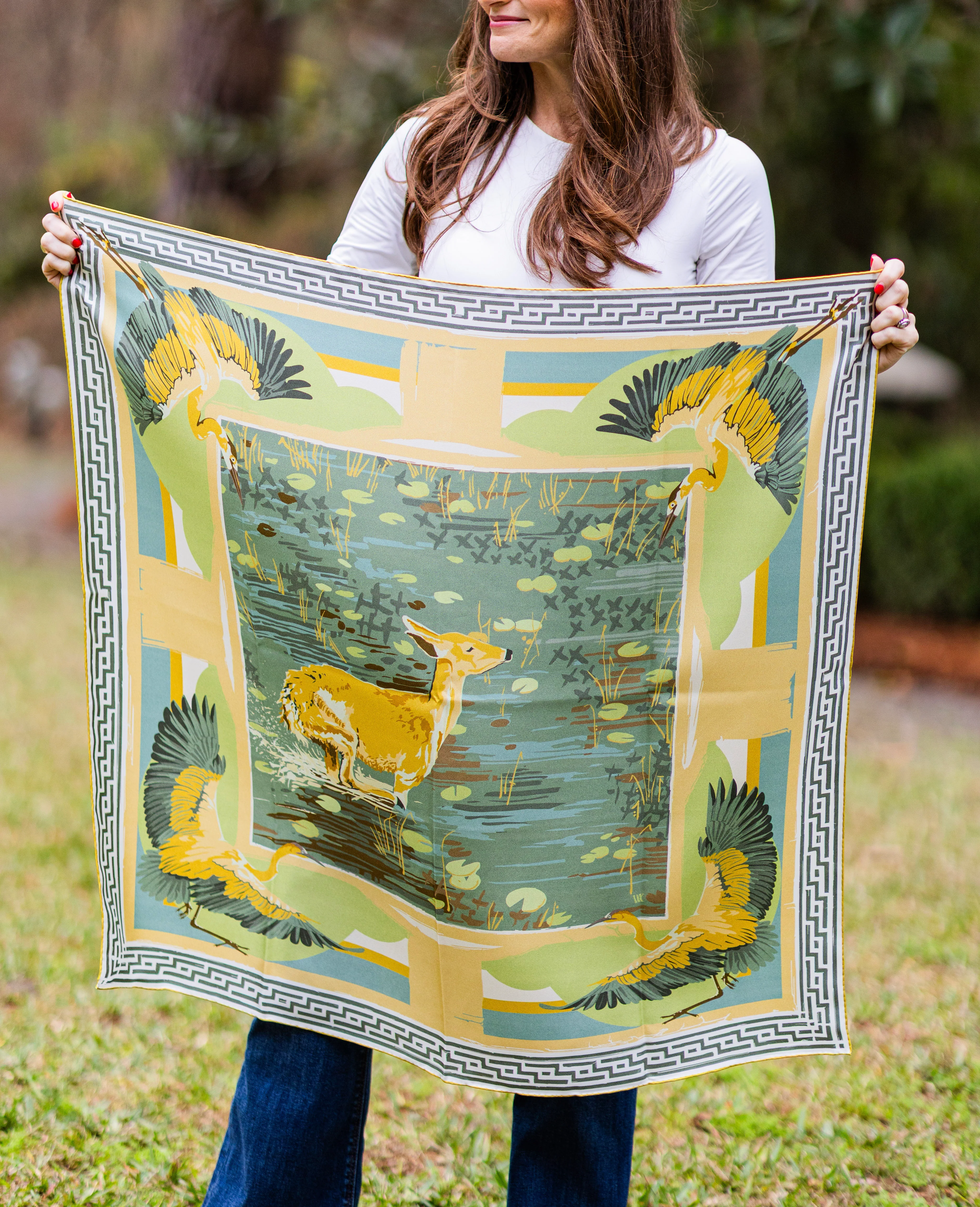 Lily Pad Doe Scarf - Image 7