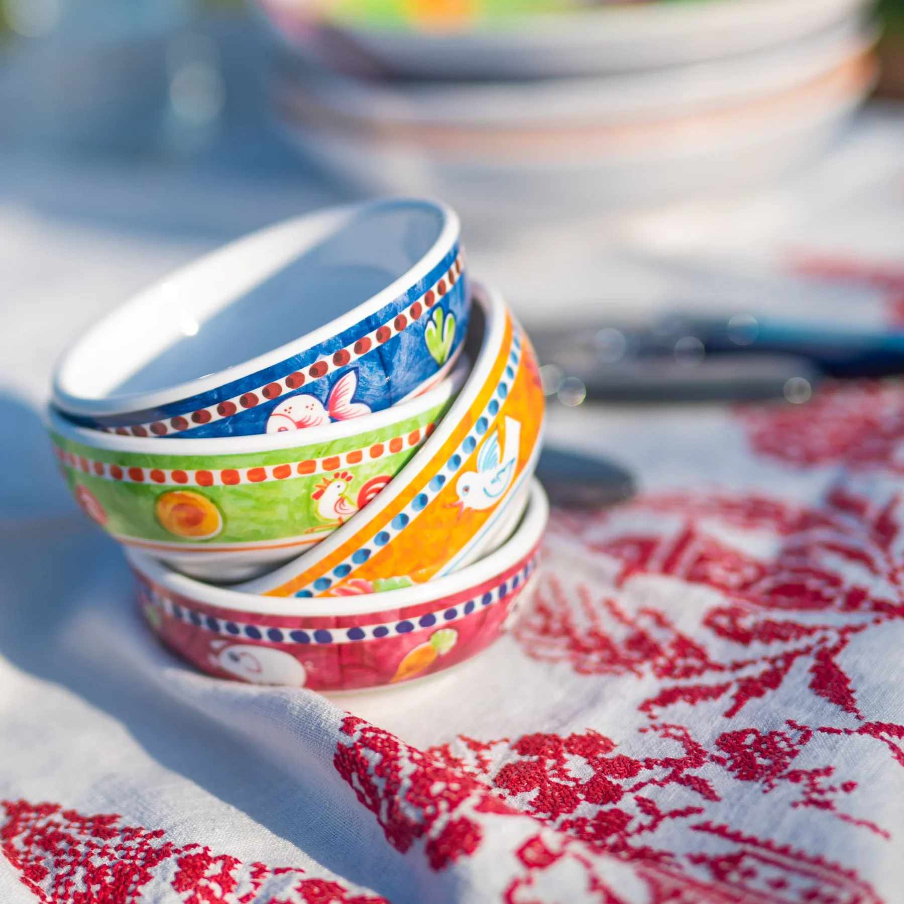Melamine Porco Olive Oil Bowl - Image 2