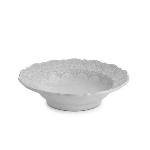 Merletto White Serving Bowl