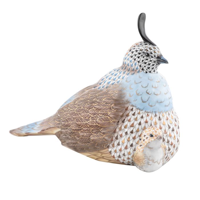 Mother and Baby Quail - Image 2