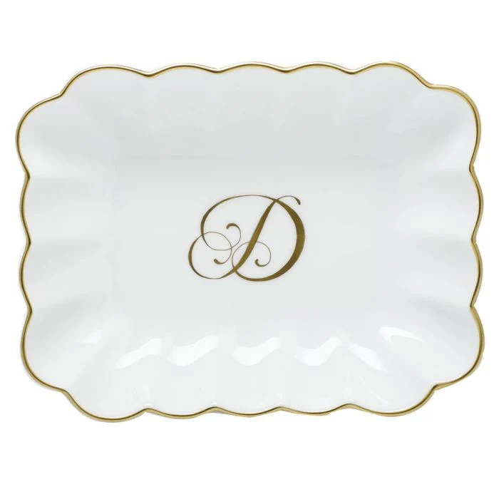 Oblong Dish with Monogram - Image 23