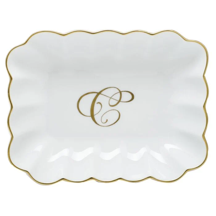 Oblong Dish with Monogram - Image 24