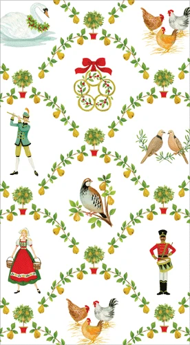 On The Twelfth Day Guest Towel