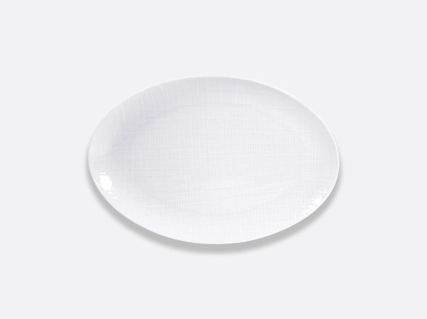 Organza White 15" Platter