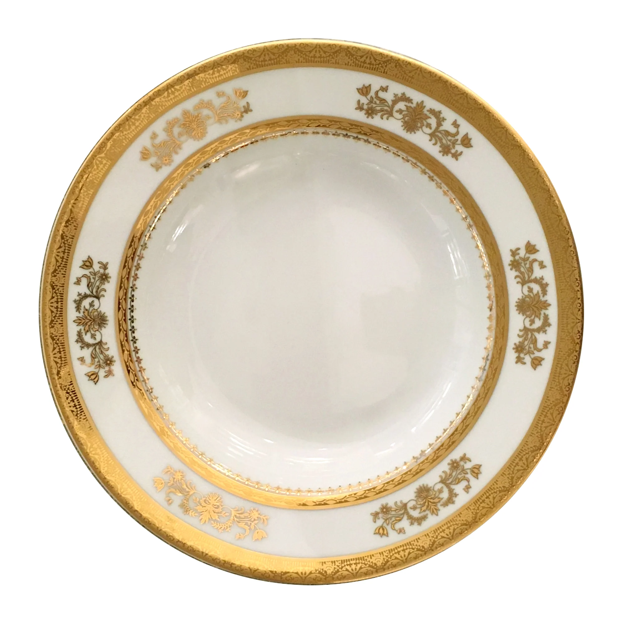 Orsay White Rim Soup Plate