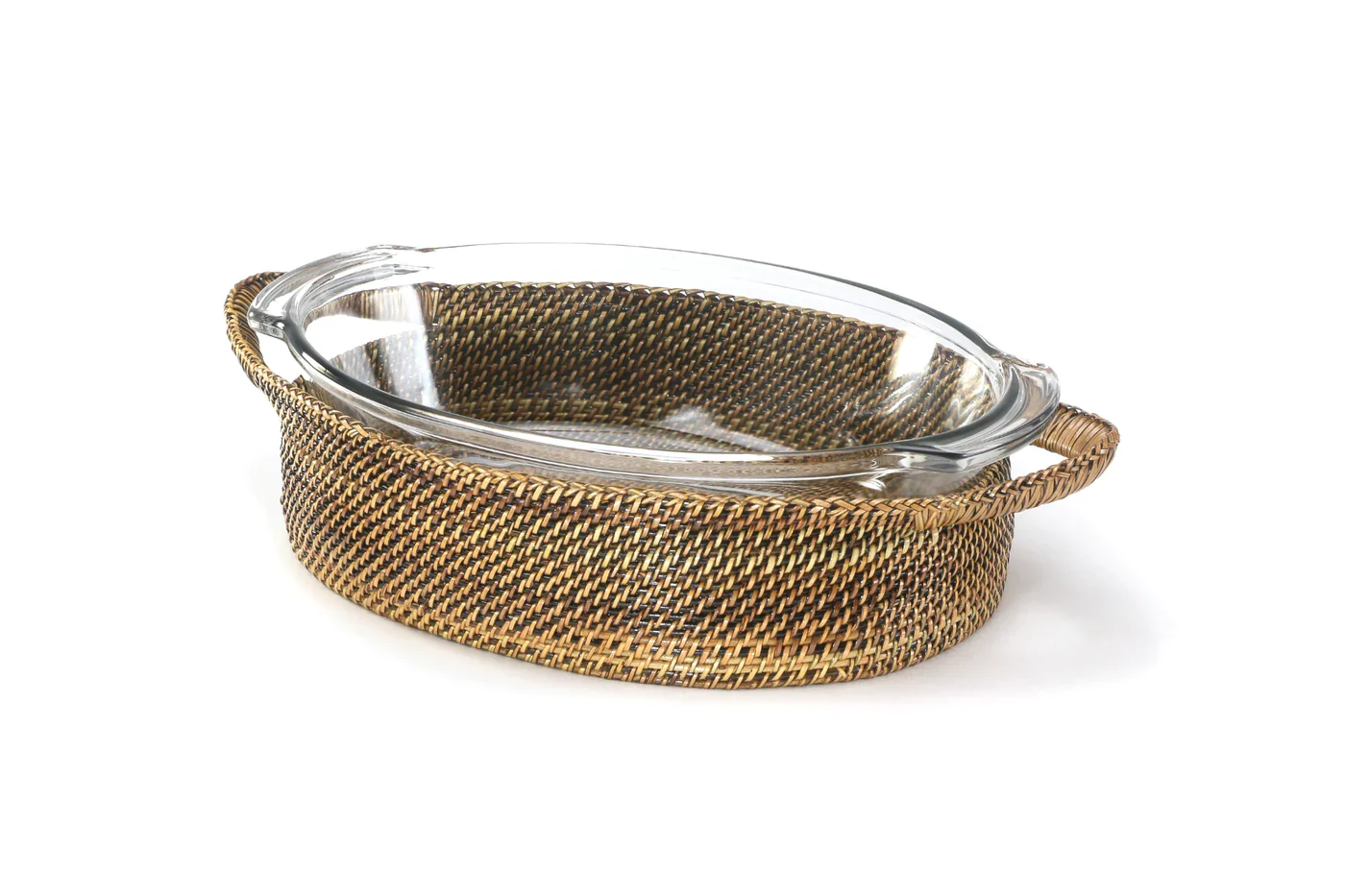 Oval Casserole with Basket - Image 2