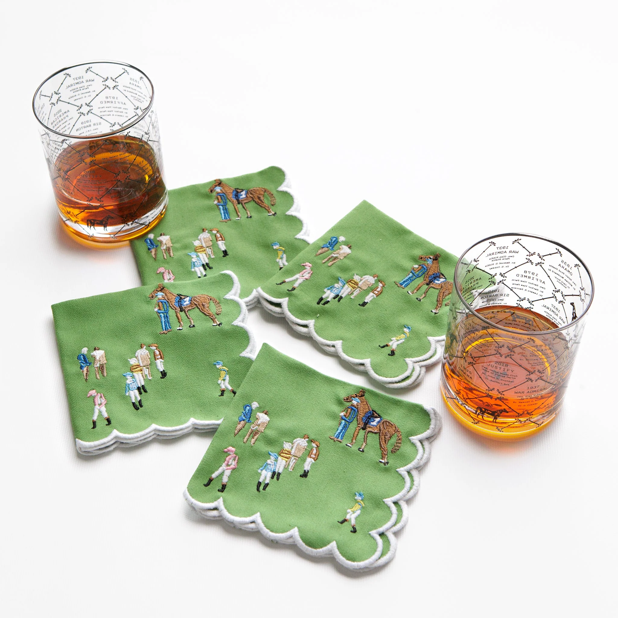 Day at the Races Cocktail Napkins | Set of 4 - Image 2