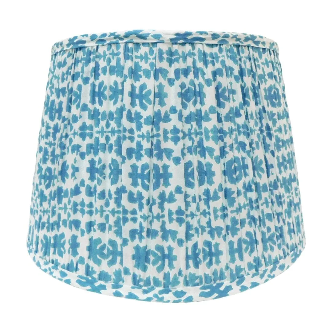 Patterned Pleated Lamp Shades