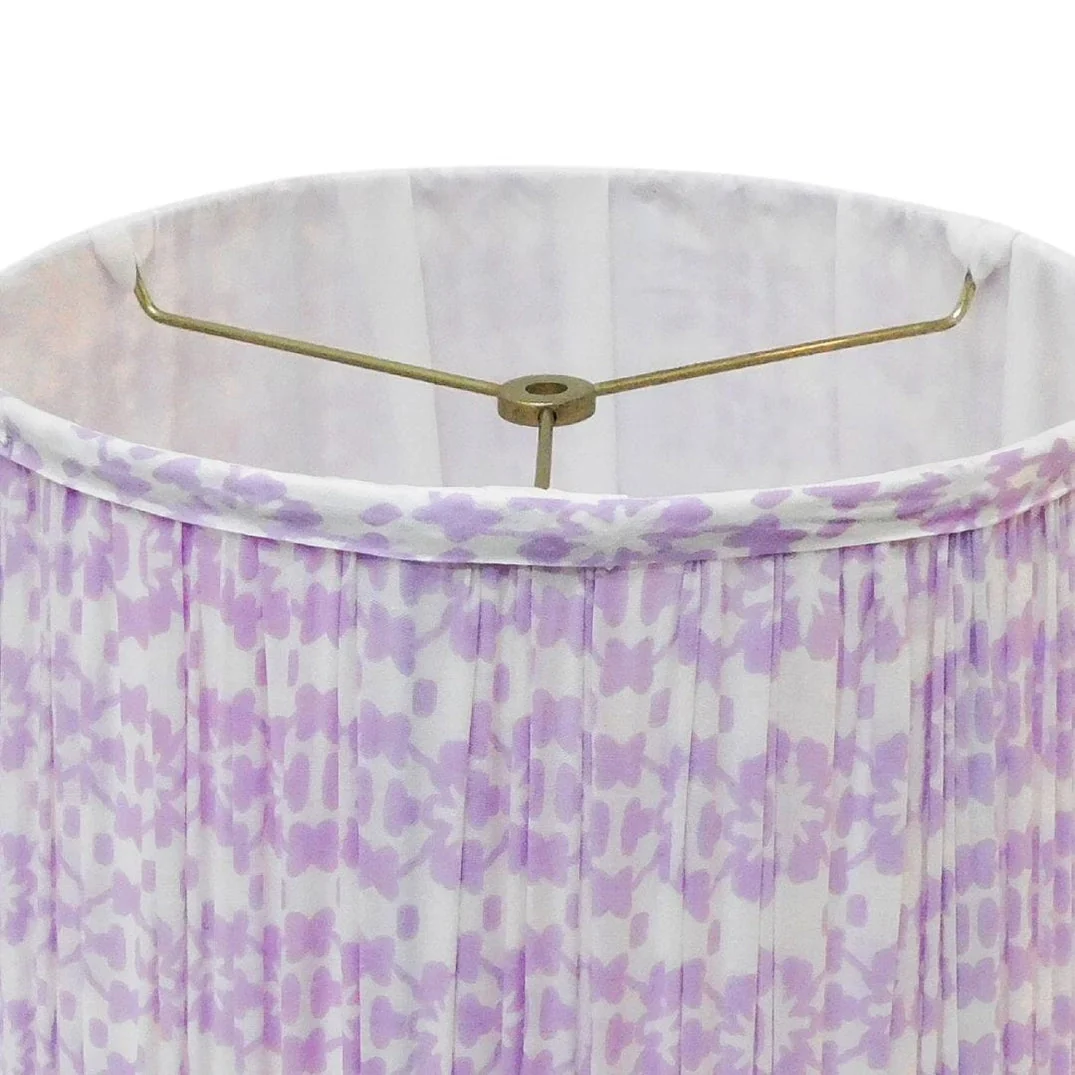 Patterned Pleated Lamp Shades - Image 4