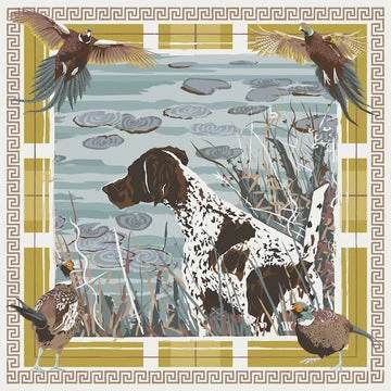 Pheasant Watch Silk Scarf - Image 3