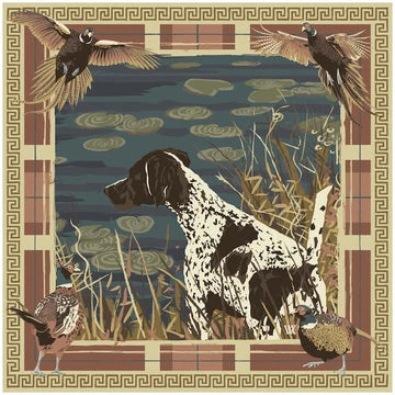 Pheasant Watch Silk Scarf - Image 7