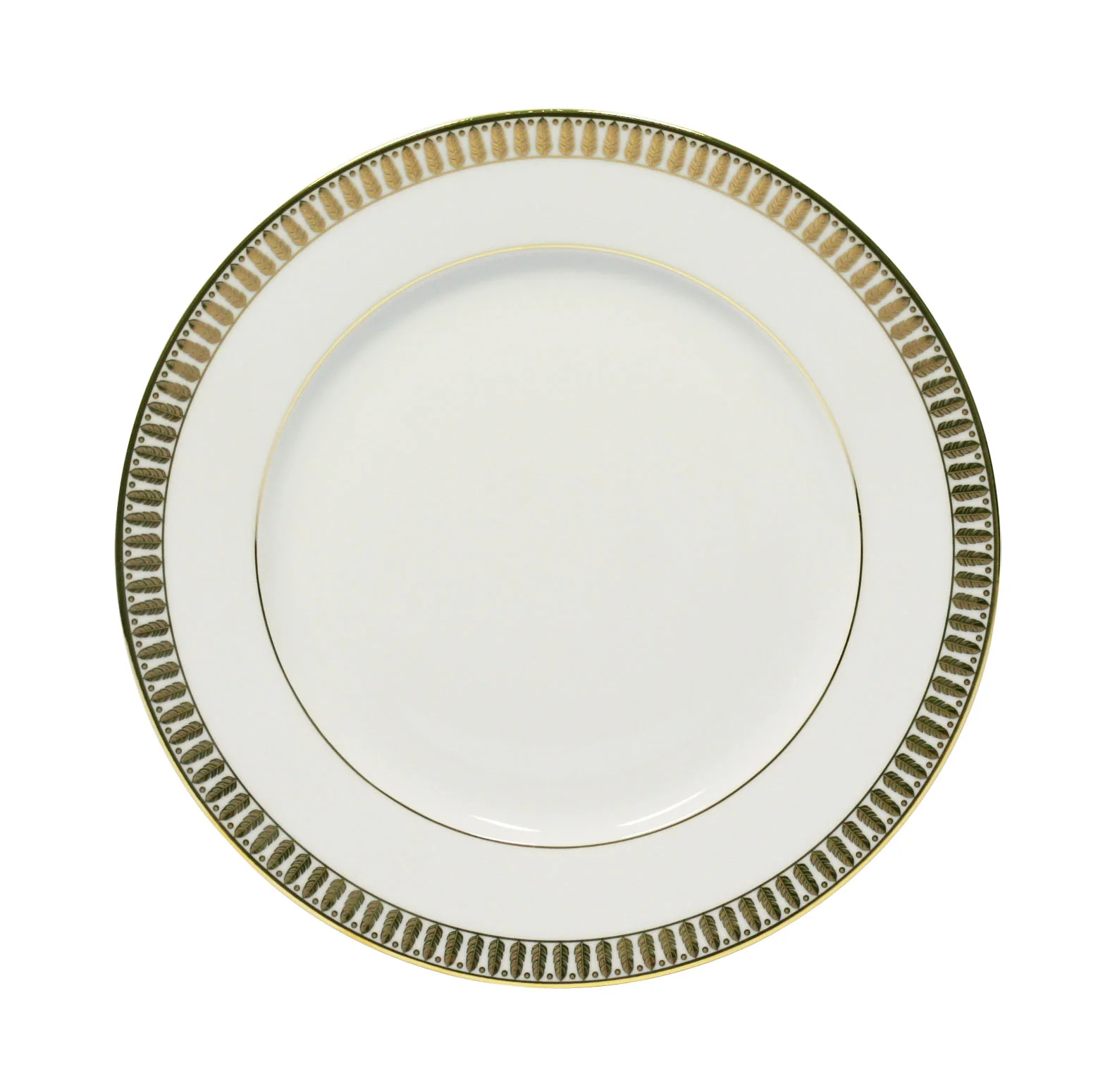 Plumes Bread & Butter Plate in Gold