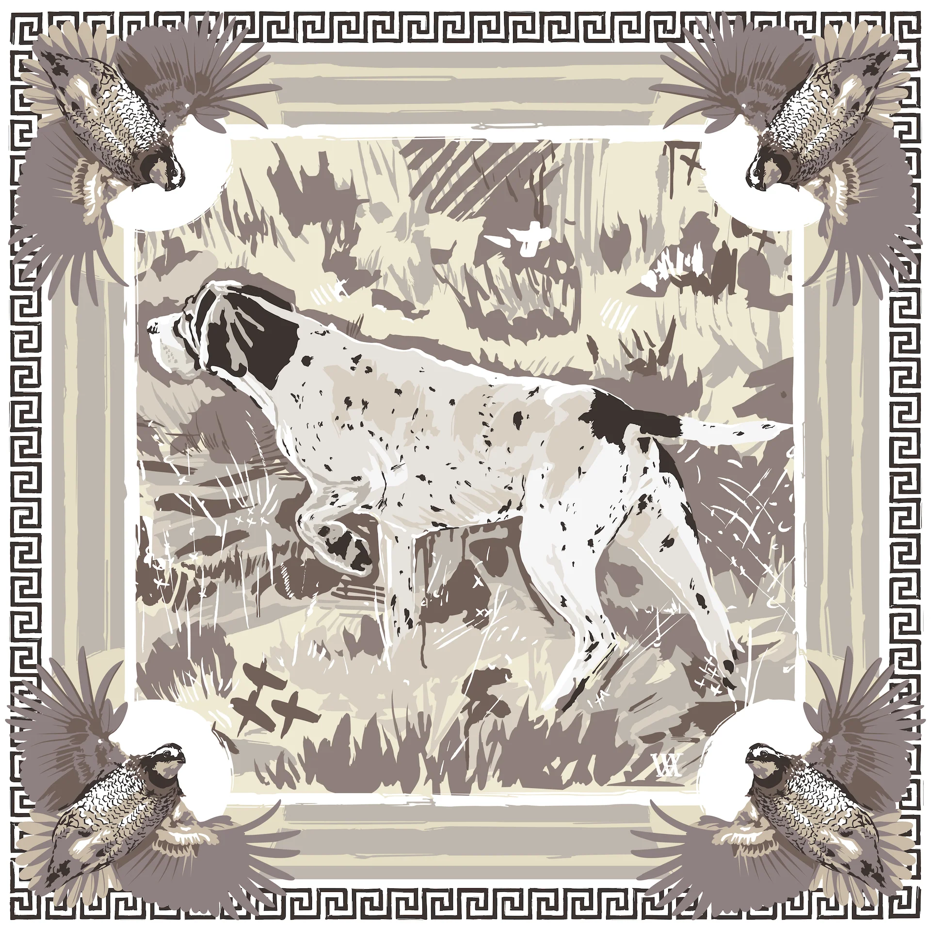 Pointing Strong Silk Scarf - Image 5