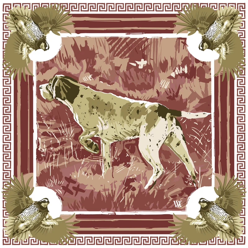 Pointing Strong Silk Scarf - Image 6
