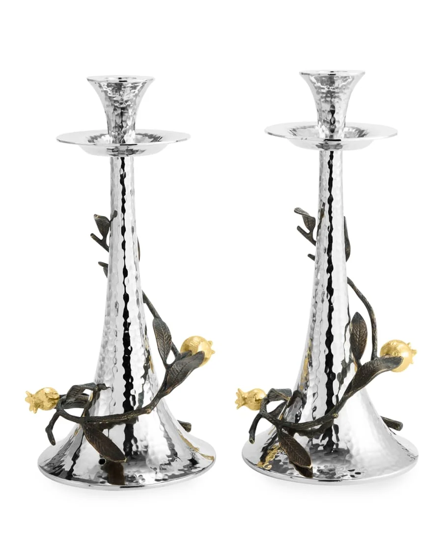 Pomegranate Candleholders