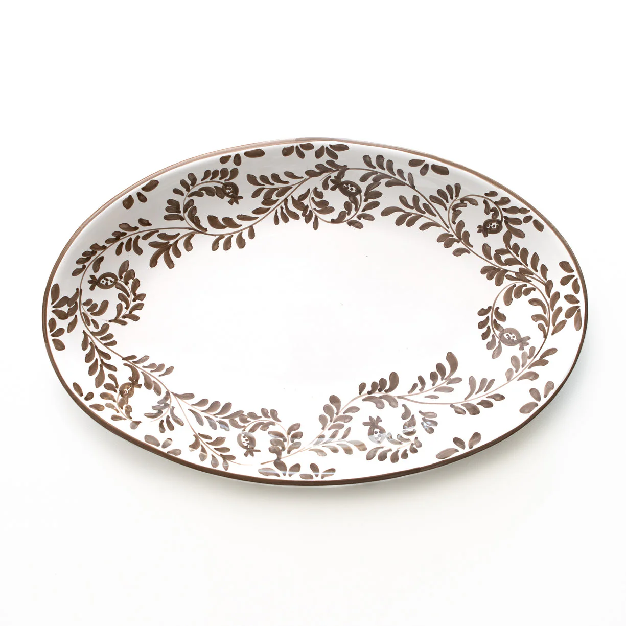 Pomegranate Scroll Oval Platter - Image 2