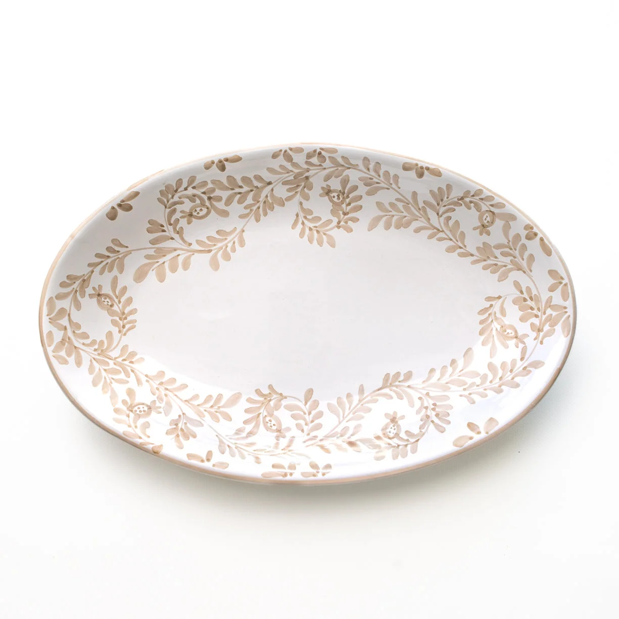 Pomegranate Scroll Oval Platter - Image 3