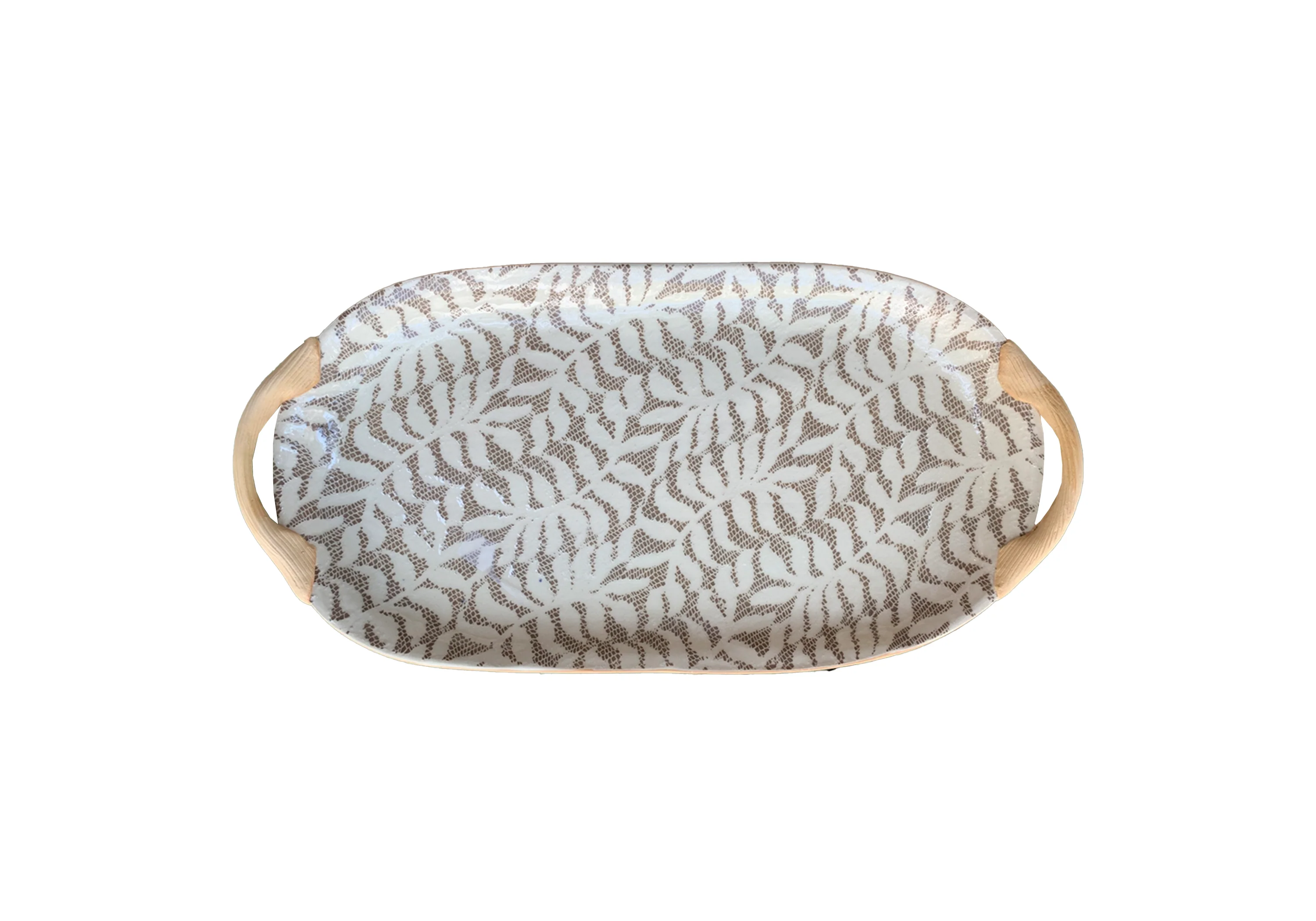 Poppy 18x9" Oval Platter with Handles - Image 2