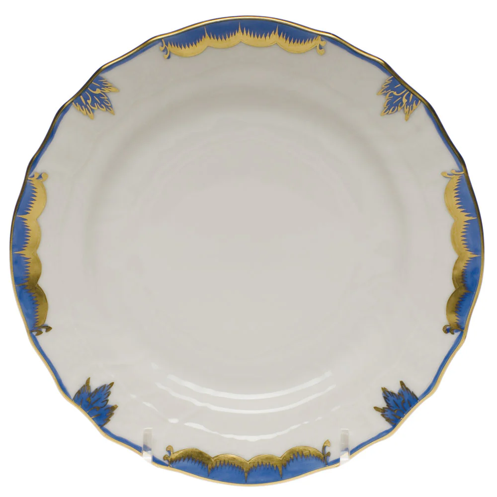 Princess Victoria Blue Bread And Butter Plate 6"d - Blue - Image 2