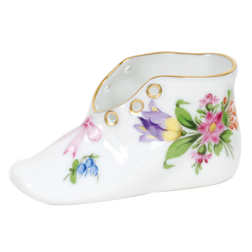 Printemps Baby Shoe  4.5"l X 2.75"h