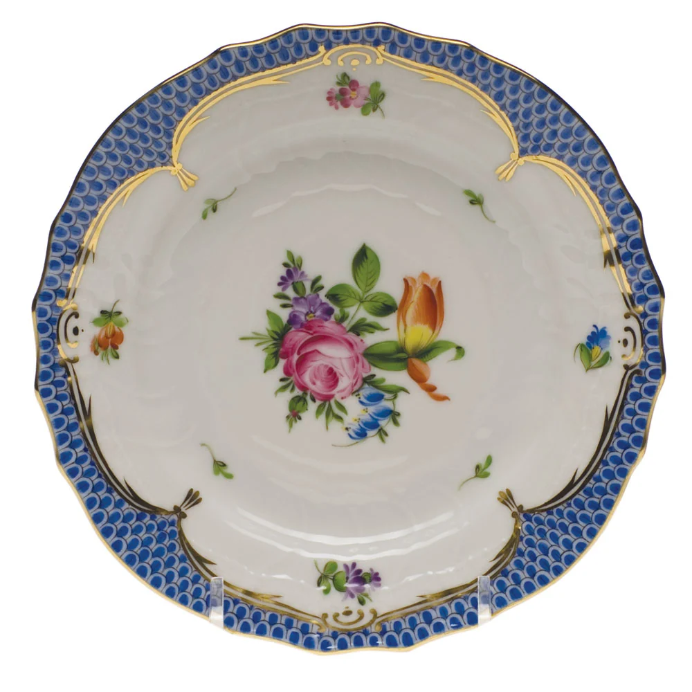 Printemps W/blue Border Bread And Butter Plate - Mo 02 6"d - Image 2