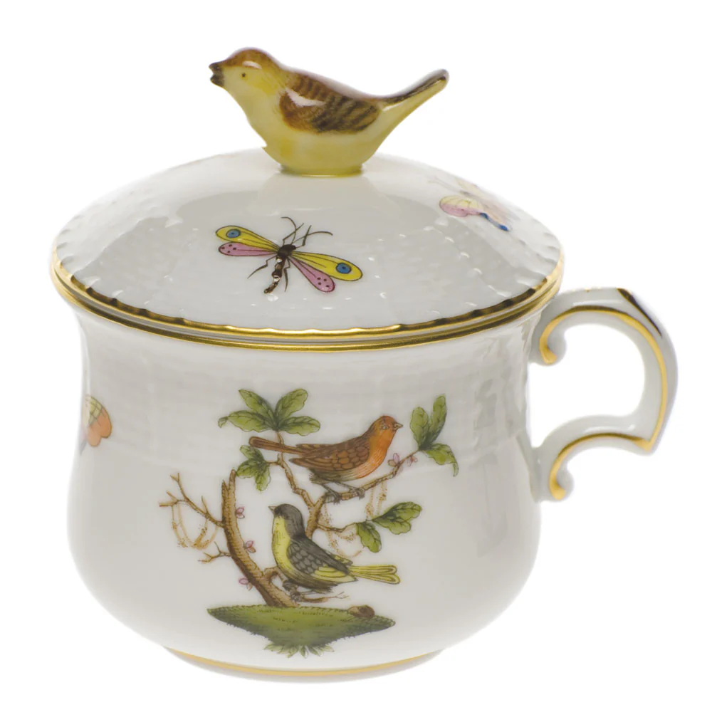 Rothschild Bird Pot De Creme W/bird (3 Oz)
