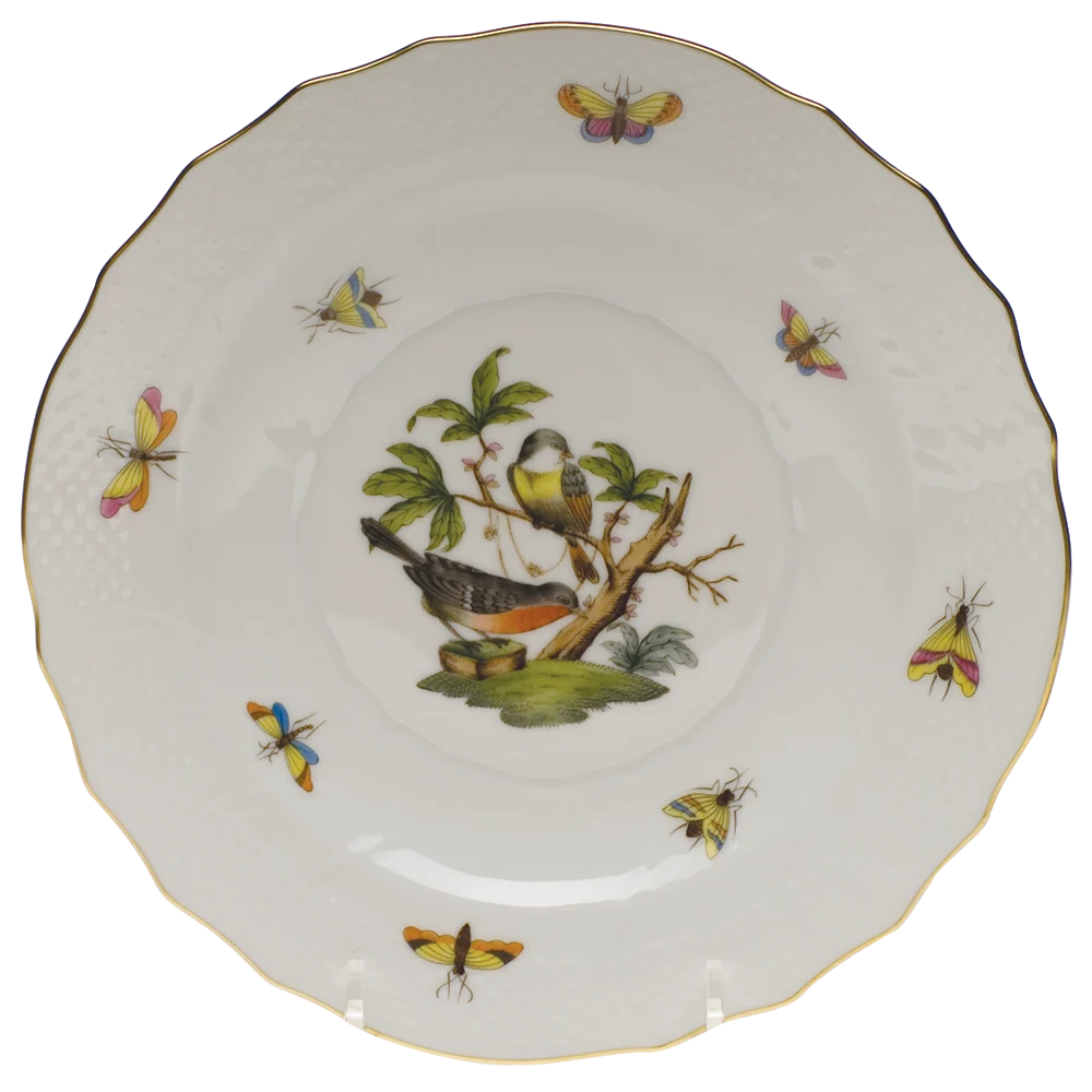 Rothschild Bird Salad Plate - Motif 02 7.5"d