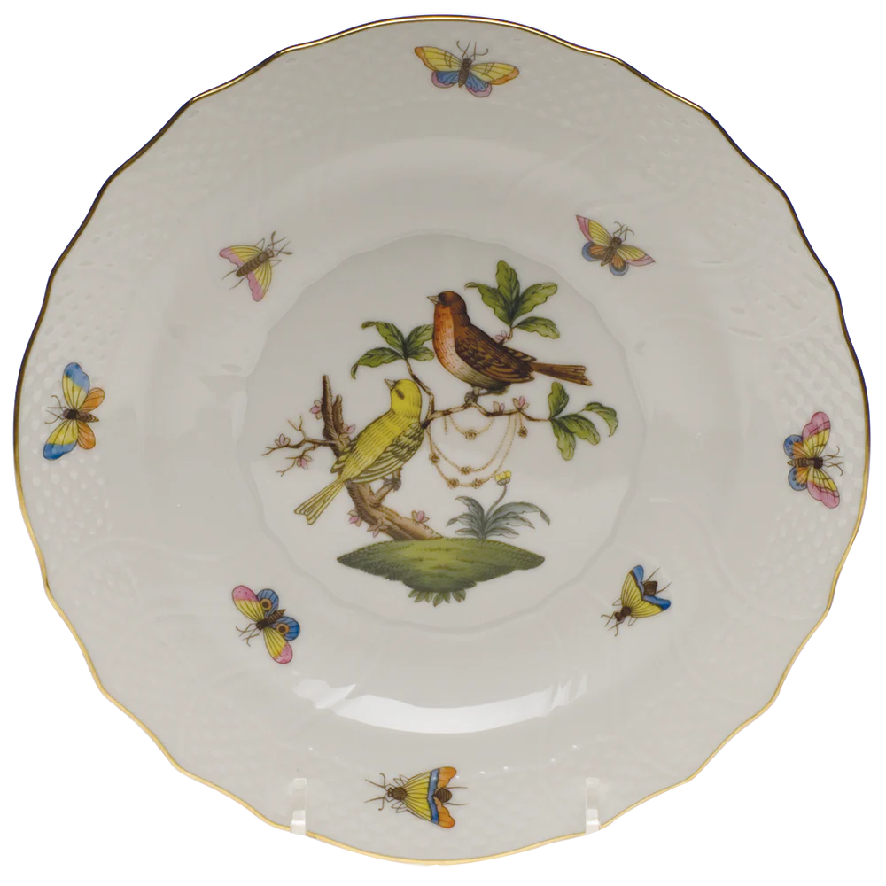 Rothschild Bird Salad Plate - Motif 06 7.5"d