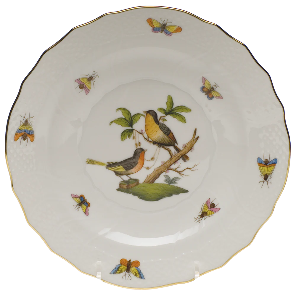 Rothschild Bird Salad Plate - Motif 08 7.5"d