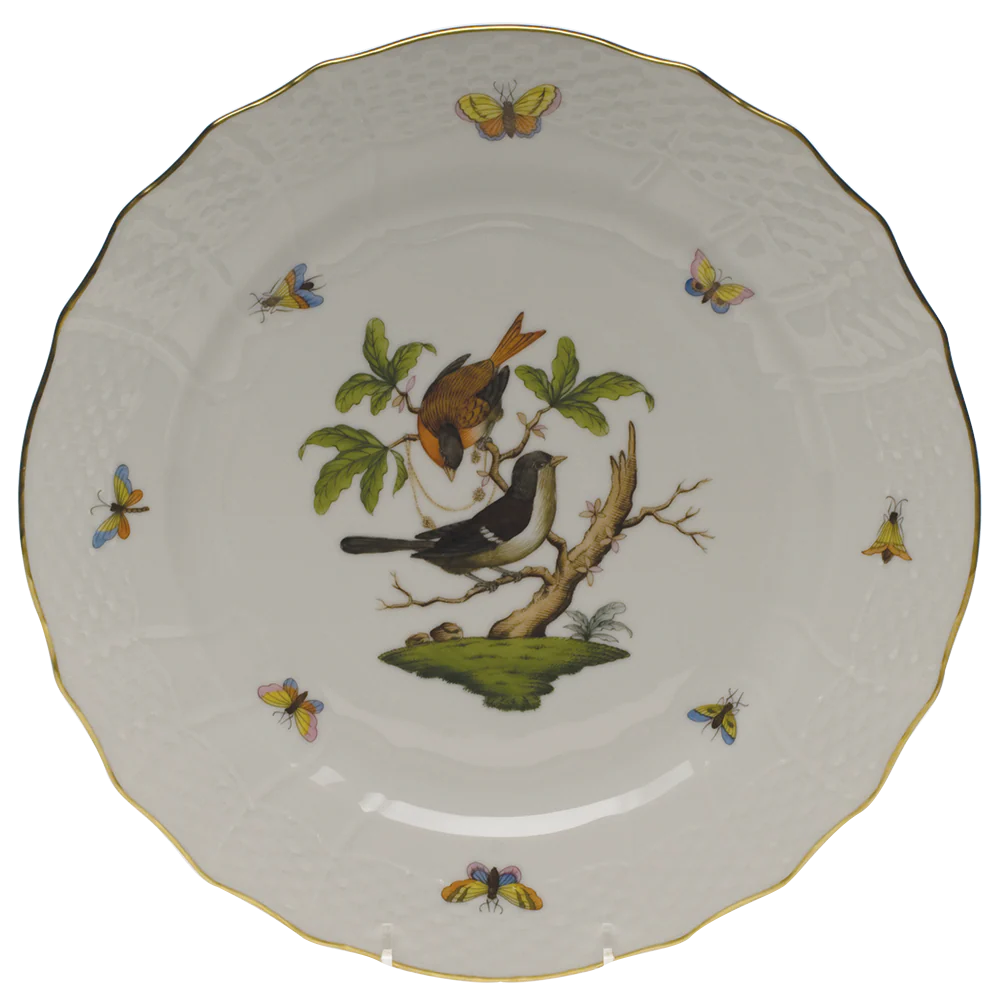 Rothschild Bird Service Plate - Motif 04 11"d