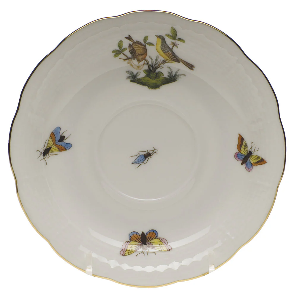 Rothschild Bird Tea Saucer - Motif 07 6"d - Image 2