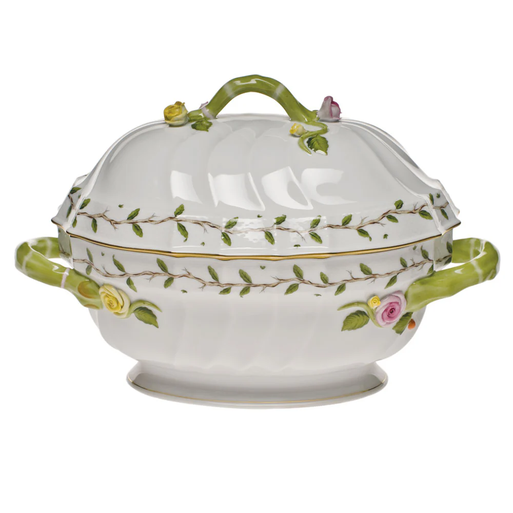 Rothschild Garden Tureen W/branch handles