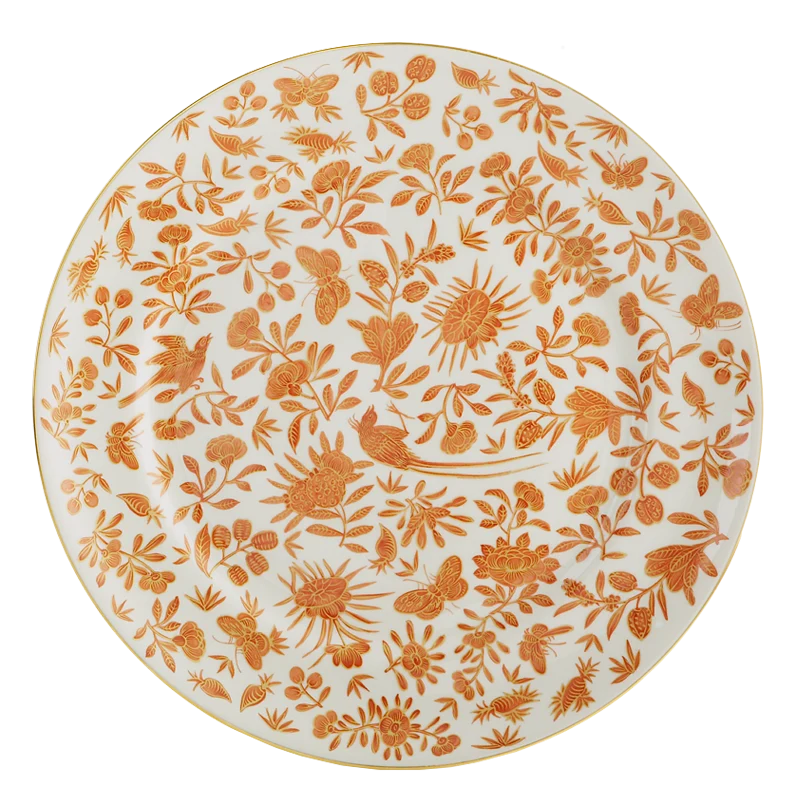 Sacred Bird & Butterfly Dinner Plate