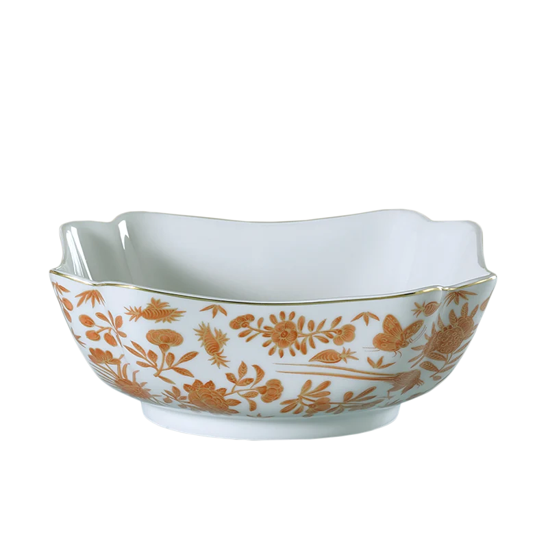 Sacred Bird & Butterfly Square Bowl - Sm.