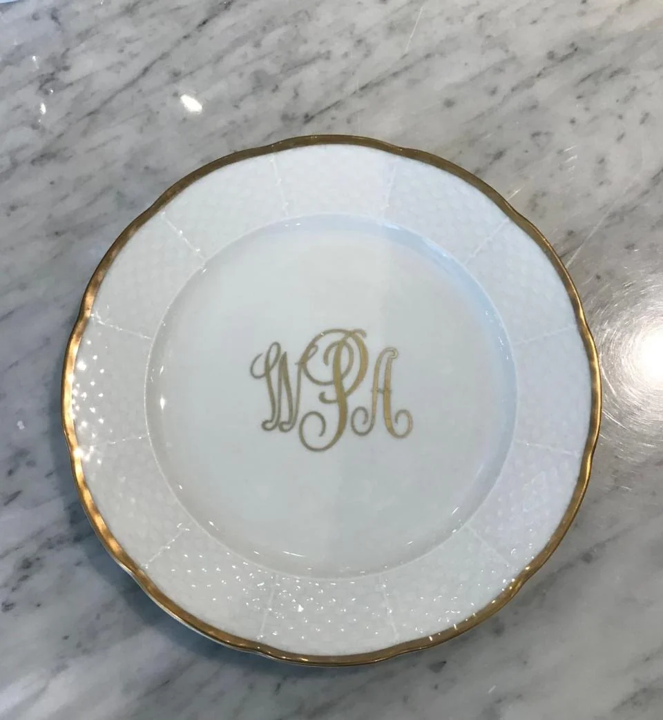 Sea Island Gold Dinner - Mongrammed