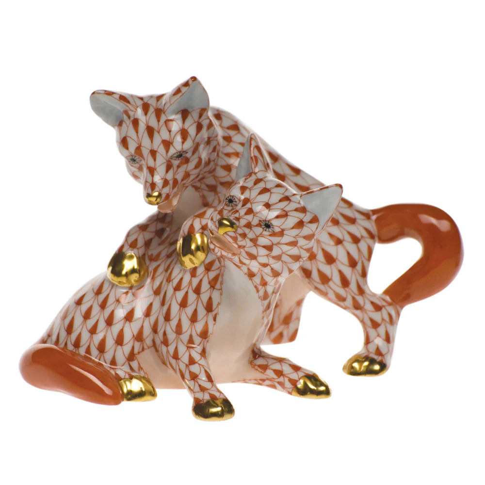 Foxes  4"h
