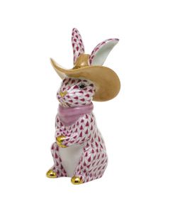 Cowboy Bunny 2"l X 2"w X 3.5"h - Image 5