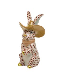 Cowboy Bunny 2"l X 2"w X 3.5"h - Image 6