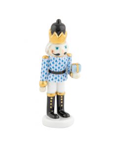 Nutcracker With Gift 1.5"l X 1.25"w X 4.5"h - Image 3