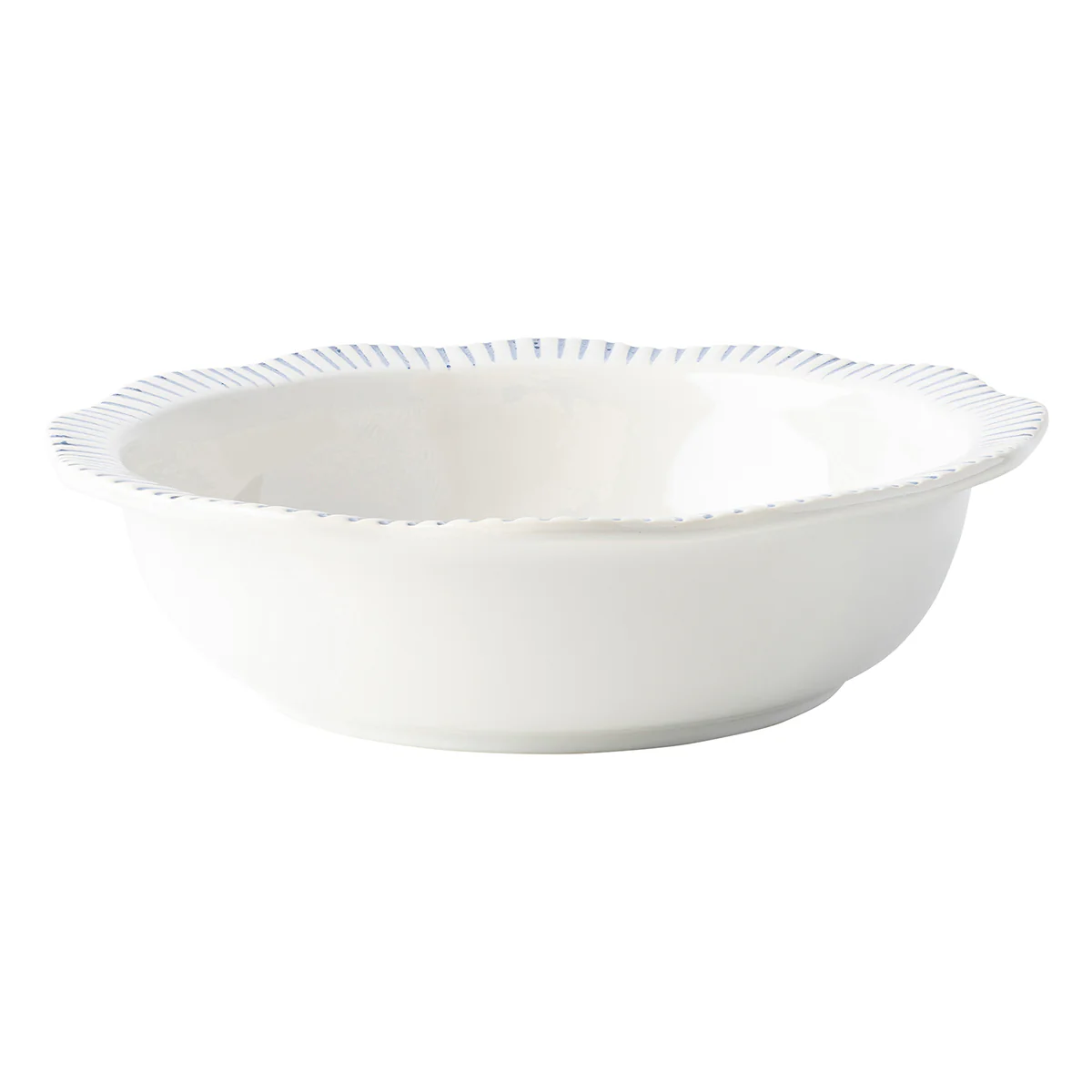 Sitio Stripe Delft Blue 12" Serving Bowl