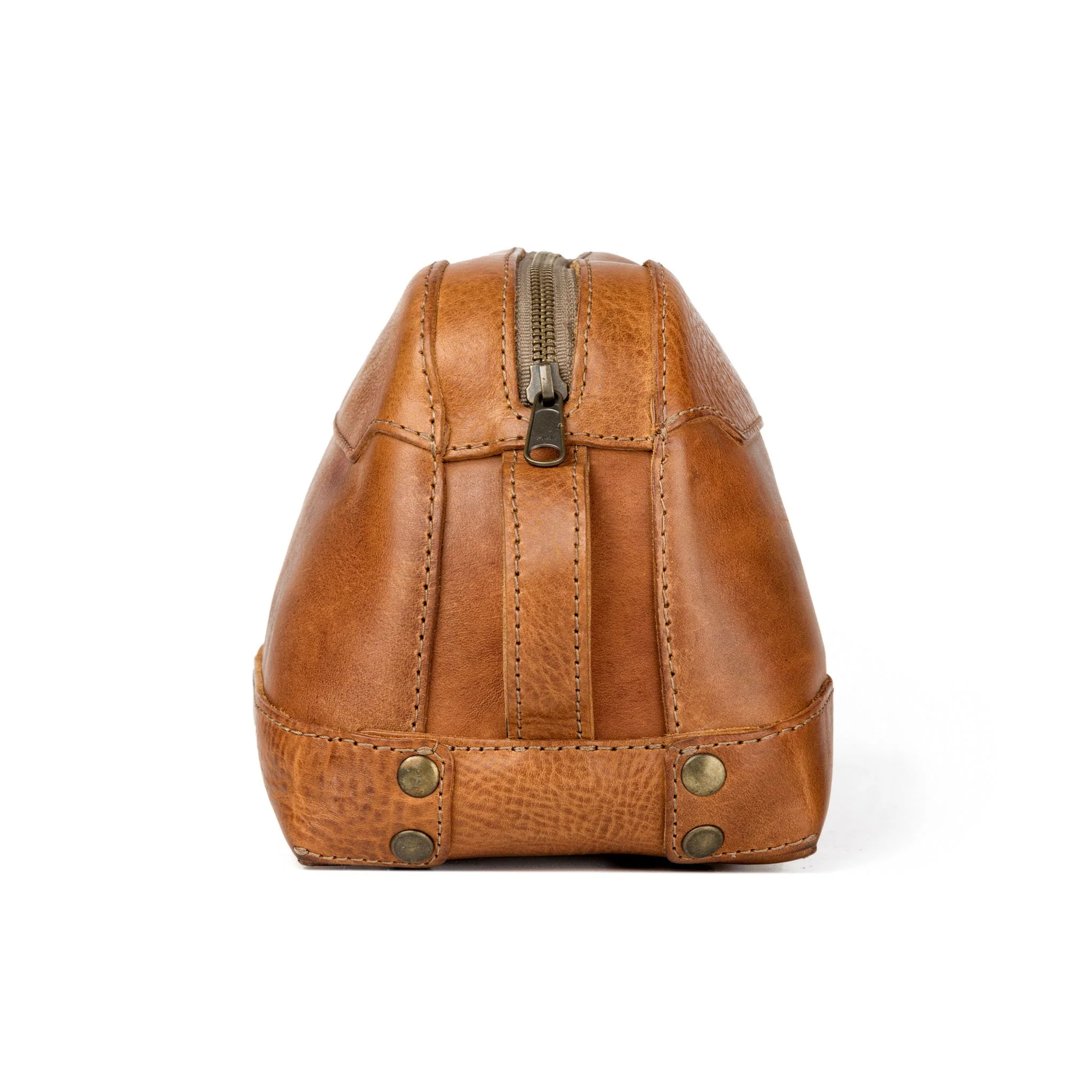 Heritage Leather Stateroom Wash Bag - Image 11
