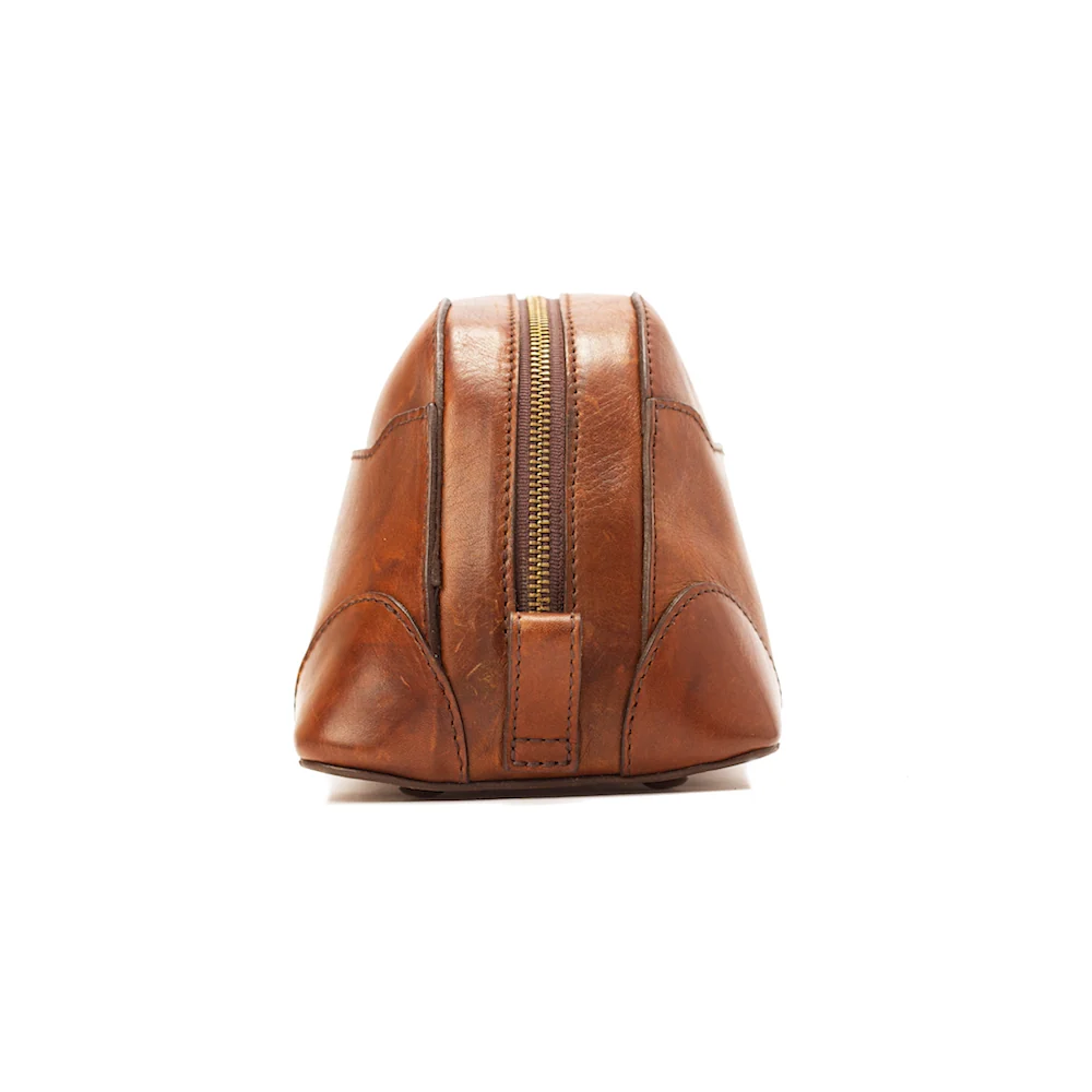 Heritage Leather Stateroom Wash Bag - Image 17